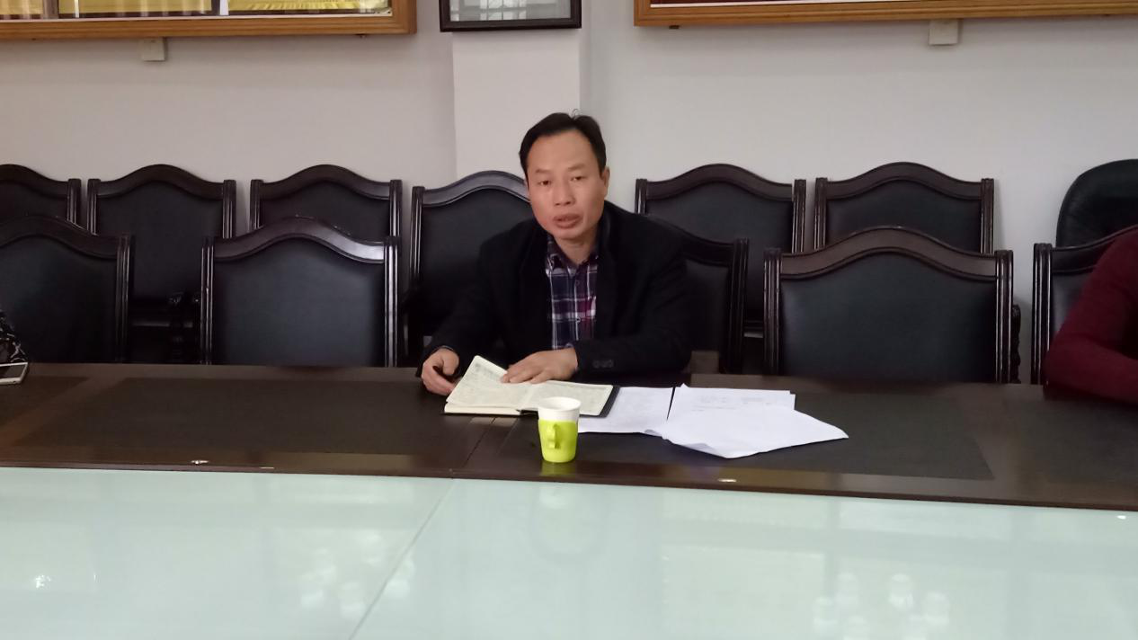 (图为李主任发言)